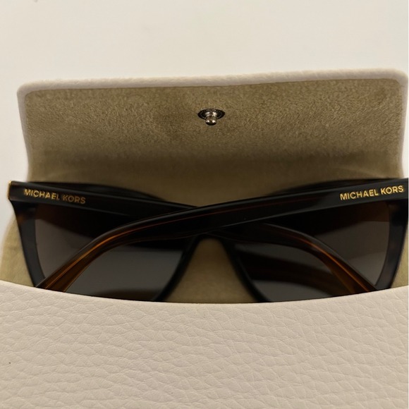 Michael Kors MK2040 Divya Polarized Cat Eye Sunglasses Tortoise NWOT main image 8